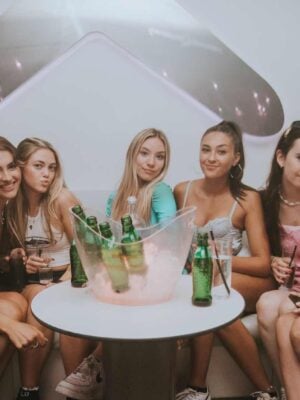 Magaluf club pass VIP table
